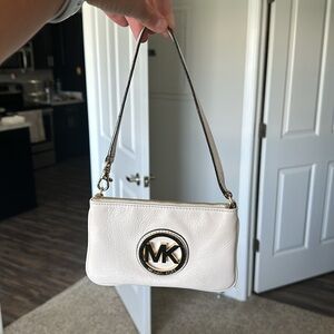 Michael Kors Mini Shoulder Bag Tan Good Condition Gently Used